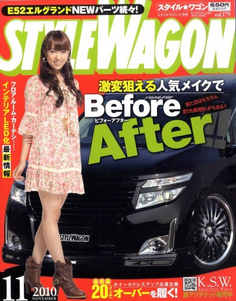 STYLE WAGON (スタイルワゴン) 2010年11月号 (発売日2010年10月16日) 表紙