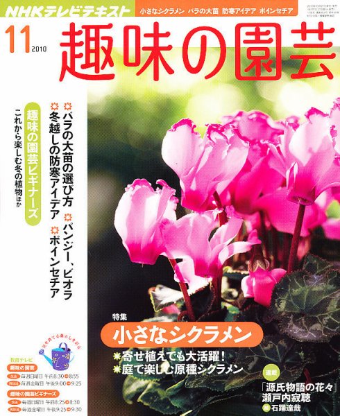 NHK 趣味の園芸 11月号 (発売日2010年10月21日) 表紙