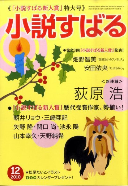 小説すばる 12月号 (発売日2010年11月17日) 表紙