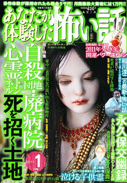 あなたが体験した怖い話 1月号 (発売日2010年11月24日) 表紙
