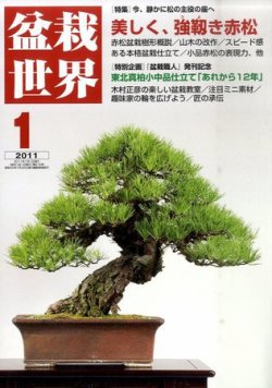 盆栽世界 2011年1月号 (発売日2010年12月06日) | 雑誌/定期購読の予約