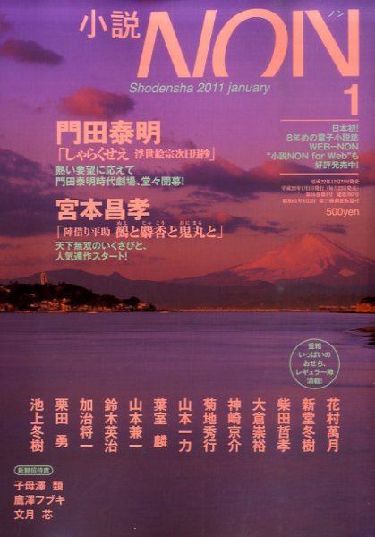 小説NON 1月号 (発売日2010年12月21日) 表紙
