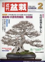 月刊 近代盆栽 2月号 表紙