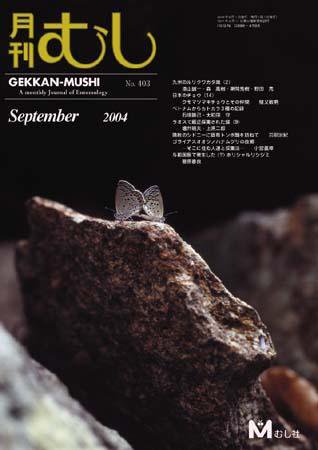 月刊むし 403 (発売日2004年08月20日) 表紙