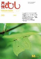 月刊むし 413 表紙