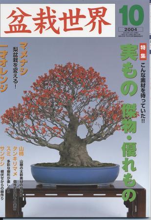 盆栽世界 2004年10月号 (発売日2003年09月06日) | 雑誌/定期購読の予約はFujisan