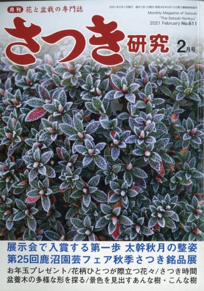 さつき研究 2月号 (発売日2010年12月27日) 表紙