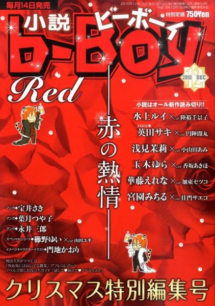 小説b-boy (ビーボーイ) 12月号 (発売日2010年11月13日) 表紙