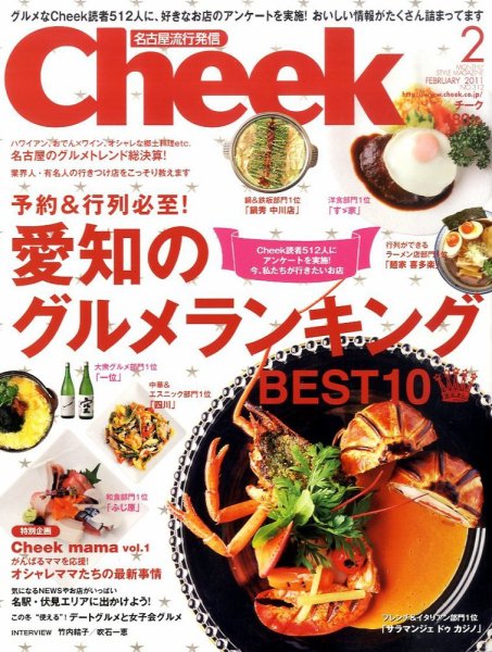 CHEEK（チーク） 2月号 (発売日2010年12月21日) 表紙