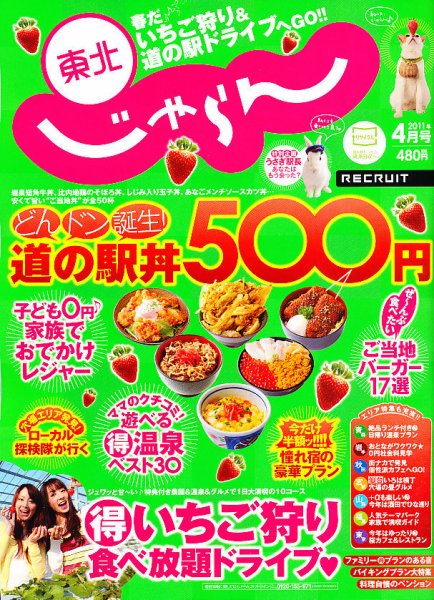 東北じゃらん 4月号 (発売日2011年03月01日) 表紙