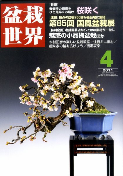 盆栽世界 2011年4月号 (発売日2011年03月04日) 表紙