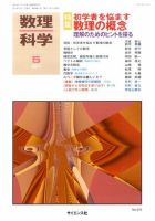 数理科学 5月号 表紙