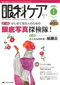 眼科ケア 1月号 (発売日2010年12月24日) 表紙