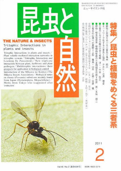 昆虫と自然 2月号 (発売日2011年01月21日) 表紙