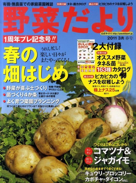 野菜だより 3月号 (発売日2011年02月03日) 表紙