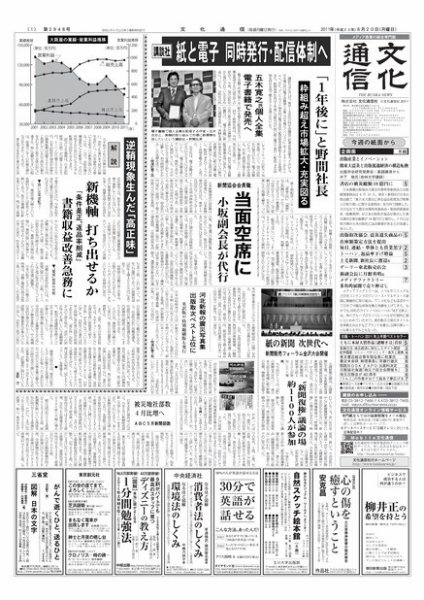 The Bunka News 2011年06月20日発売号 表紙