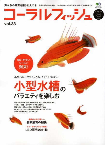 コーラルフィッシュ vol.1〜vol.33 コーラルフィッシュ Vol.33 (発売日2011年09月10日) | 雑誌/定期購読の