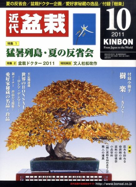 月刊 近代盆栽 10月号 (発売日2011年09月03日) 表紙