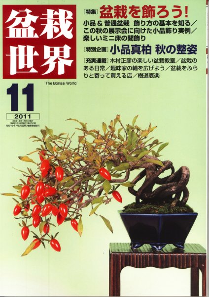 盆栽世界 2011年11月 (発売日2011年10月04日) 表紙