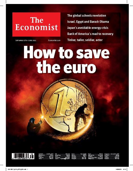 英国The Economist（エコノミスト） Sep 17th 2011 (発売日2011年09月17日) 表紙