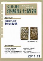 文化財発掘出土情報 11月号 表紙