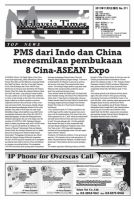 マレーシア・タイムズ(Malaysia Times)  2011年11月01日発売号 表紙