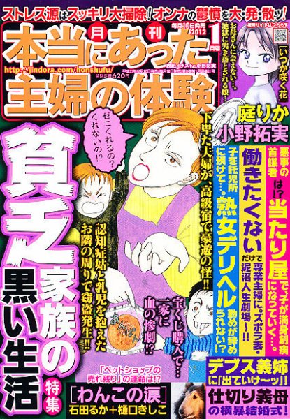 本当にあった主婦の体験 1月号 (発売日2011年12月10日) 表紙