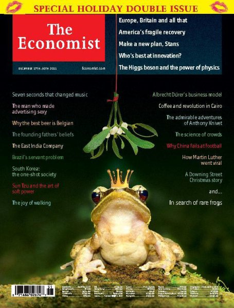 英国The Economist（エコノミスト） Dec 17th 2011 (発売日2011年12月17日) 表紙