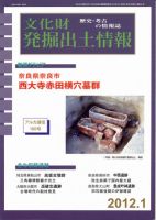 文化財発掘出土情報 １月号 表紙