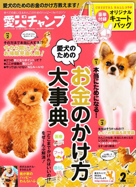 愛犬チャンプ 2月号 (発売日2011年12月24日) 表紙