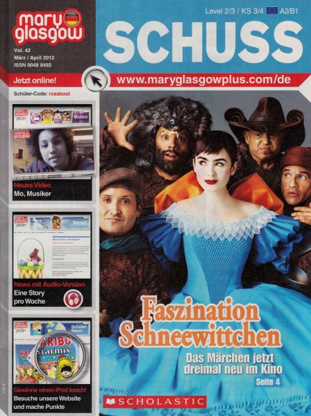 シュース　SCHUSS（Intermediate） 2012年03月15日発売号 表紙