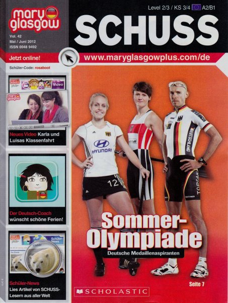 シュース　SCHUSS（Intermediate） 2012年05月15日発売号 表紙