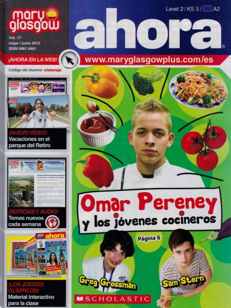 アオーラ　ahora（Lower-Intermediate） 2012年05月15日発売号 表紙