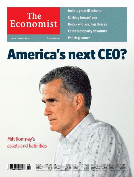 英国The Economist（エコノミスト） Jan 14th 2012 (発売日2012年01月14日) 表紙