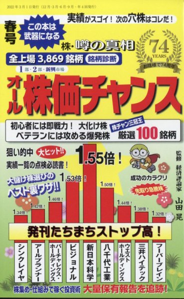 オール株価チャンス 4月号 (発売日2012年03月01日) 表紙