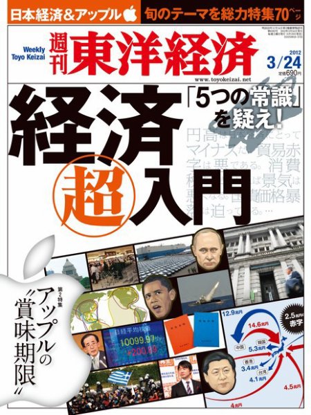 週刊東洋経済 3月24日号 (発売日2012年03月19日) 表紙