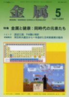 金属 5月号 表紙