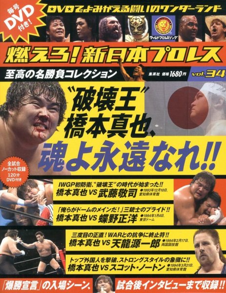 燃えろ！新日本プロレス vol.34 (発売日2013年01月17日) 表紙