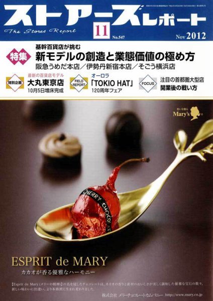 月刊ストアーズレポート 2012年11月号 (発売日2012年10月28日) 表紙