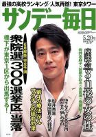 サンデー毎日 5/20号 表紙