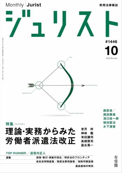 Jurist (ジュリスト)  No.1446 (発売日2012年09月25日) 表紙