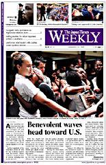 The Japan Times / The New York Times Weekend Edition 2005年09月10日発売号 表紙