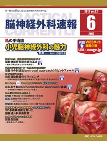 脳神経外科速報 6月号 (発売日2012年05月29日) 表紙