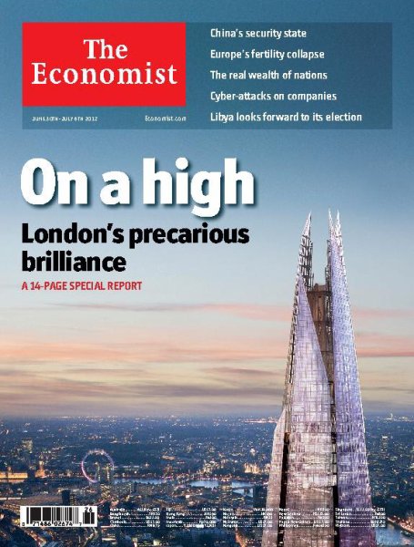 英国The Economist（エコノミスト） Jun 28th 2012 (発売日2012年06月30日) 表紙