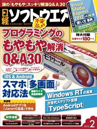 日経ソフトウエア 2月号 (発売日2012年12月24日) 表紙