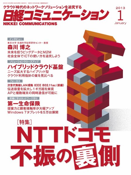 日経コミュニケーション 1月号　No.588 (発売日2013年01月01日) 表紙