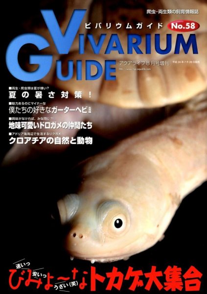 ビバリウムガイド 58号 (発売日2012年07月28日) 表紙