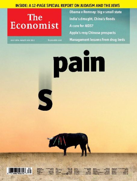 英国The Economist（エコノミスト） Jul 28th 2012 (発売日2012年07月28日) 表紙