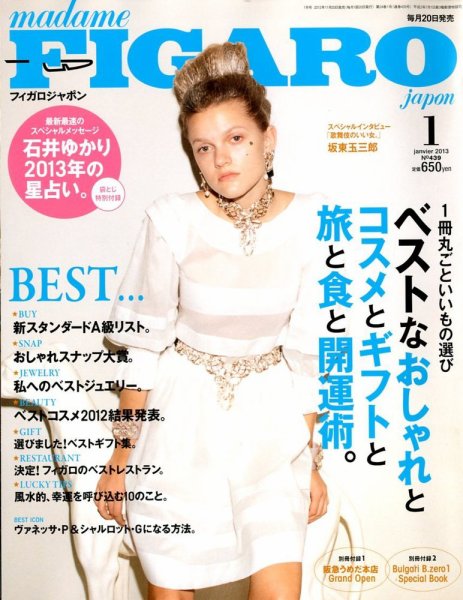 フィガロジャポン(madame FIGARO japon) 1月号 (発売日2012年11月20日) 表紙