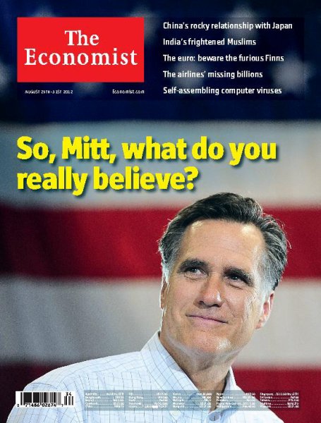 英国The Economist（エコノミスト） Aug 25th 2012 (発売日2012年08月25日) 表紙